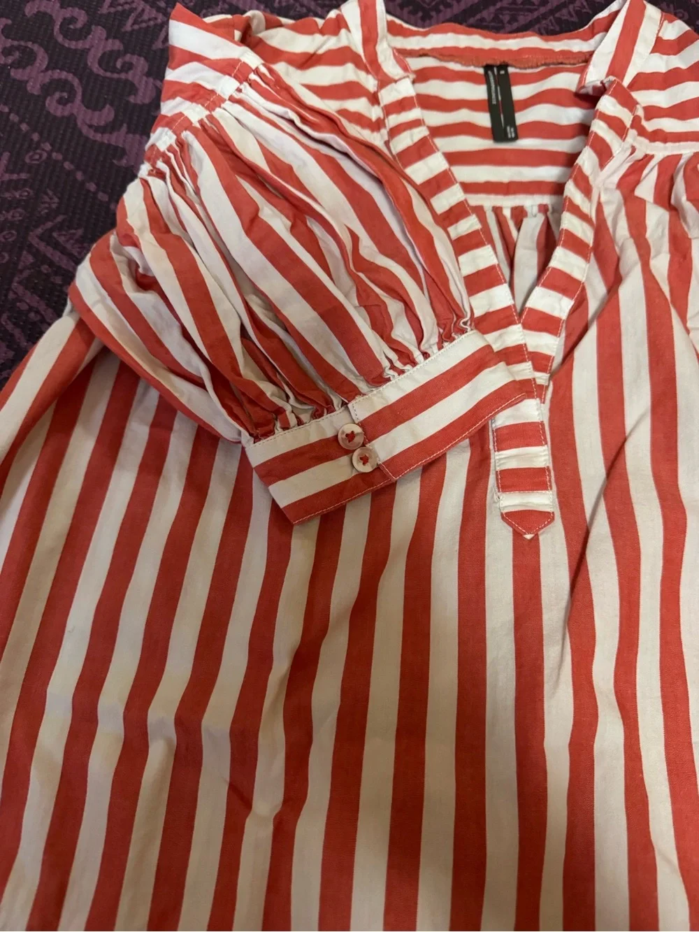 Anthropologie lightweight red